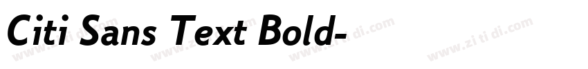 Citi Sans Text Bold字体转换 Citi Sans Text Bold字体转换